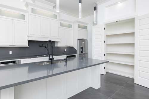 Beautiful kitchen design building by Dolcan Homes in McAllen